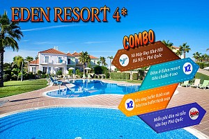 Combo Du Lịch Phú Quốc Tại Khách Sạn 4 Sao Eden Resort Combo Du Lịch Phú Quốc Tại Khách Sạn 4 Sao Eden Resort