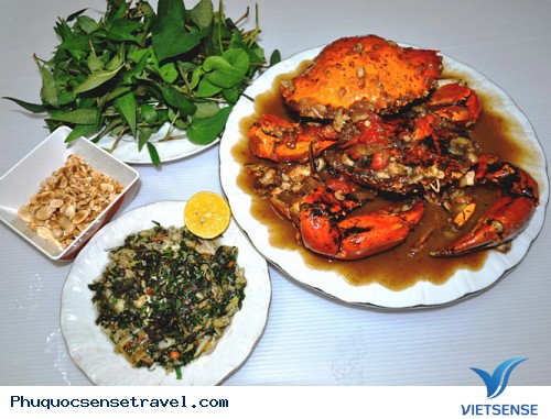 Tiết canh cua chỉ có ở Phú Quốc