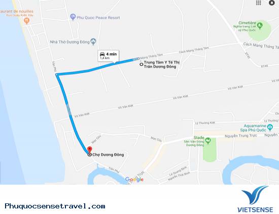 Di chuyển đến chợ Dương Đông như thế nào? Di chuyển đến chợ Dương Đông như thế nào?