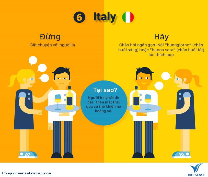 Những hành động nên và không nên khi đến nước ngoài